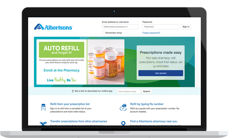 Refill From Prescription List - Web Page (1000x600), Png Download