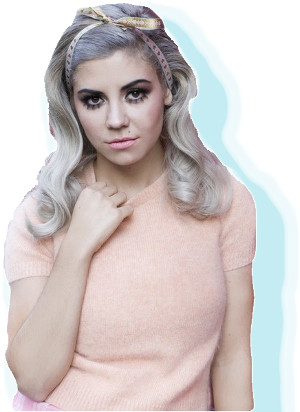Marina And The Diamonds, Pastel, And Pink Image - Marina And The Diamonds Hairstyle (500x750), Png Download