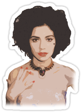 Marina & The Diamonds Sticker For Sale - Marina And The Diamonds Sticker (375x360), Png Download