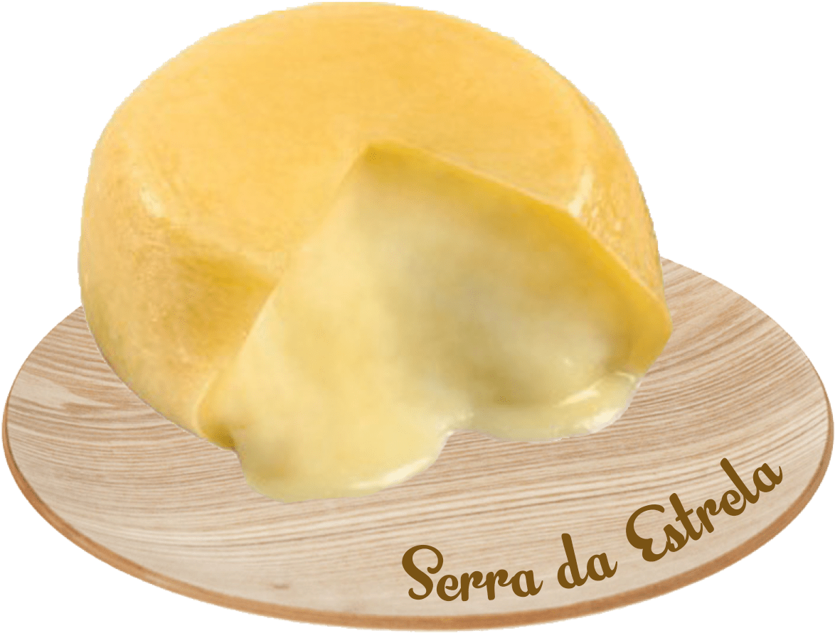 Portugal Cheese Serra Da Estrela - Bun (1358x1034), Png Download