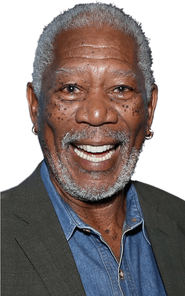 Morgan Freeman Laughing - Morgan Freeman Png (400x400), Png Download