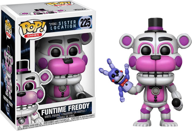 Five - Funtime Freddy Pop Figure (665x454), Png Download