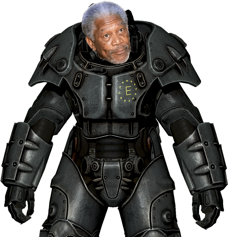Morgan Freeman Power Armor - Morgan Freeman Png (1280x800), Png Download
