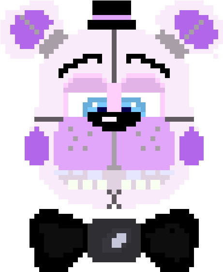 Funtime Freddy - Funtime Freddy Pixel Art (500x730), Png Download