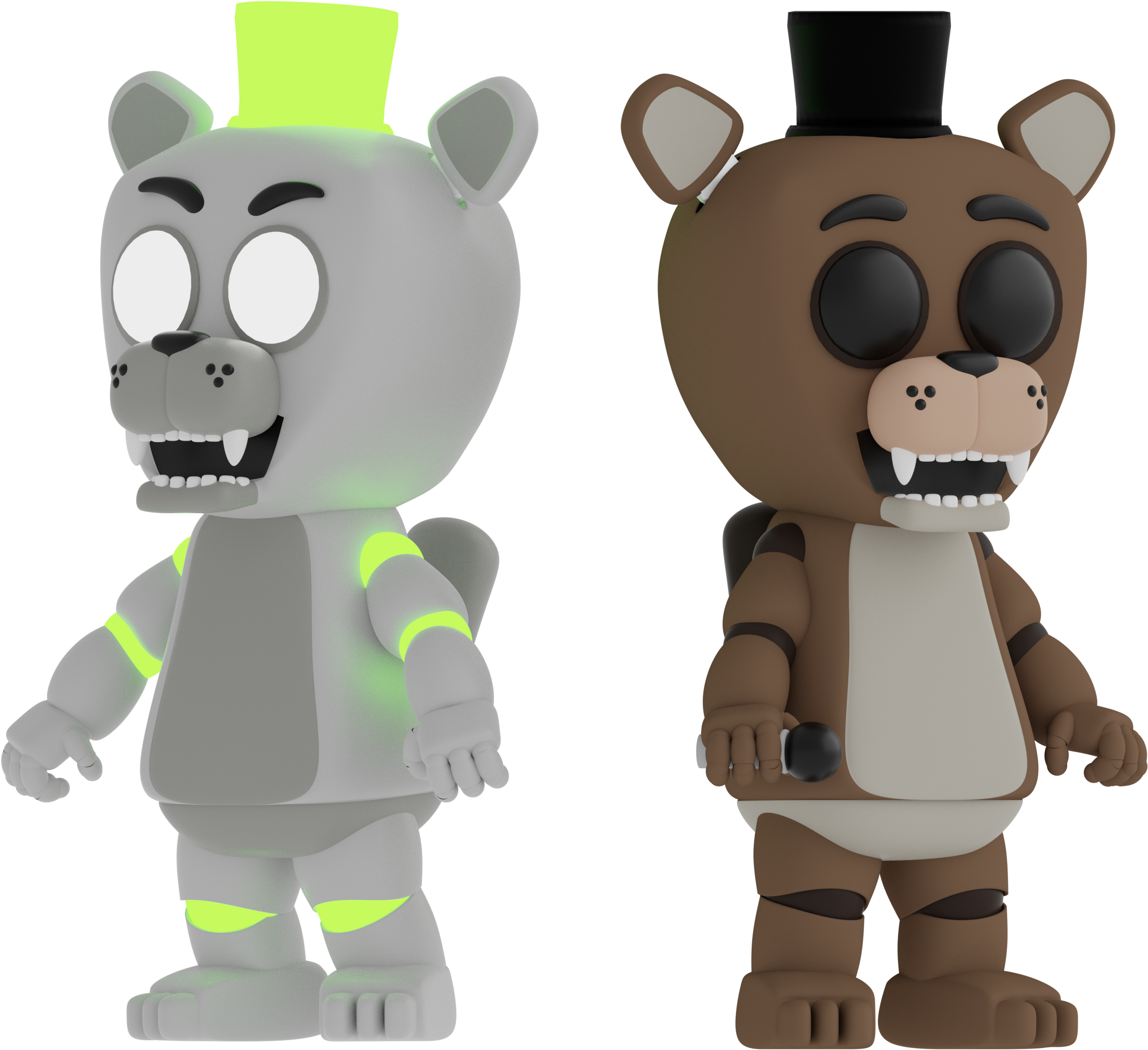 Funtime Freddy V2 - Stuffed Toy (2474x2204), Png Download