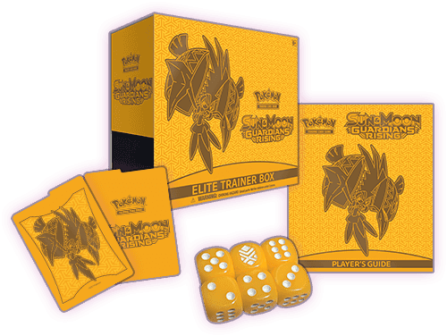 Sun & Moon Guardians Rising Elite Trainer Box - Pokemon Sun And Moon Guardians Rising Elite Trainer (500x376), Png Download