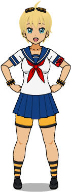 Asu Rito Kisekae Red - Cartoon (800x600), Png Download