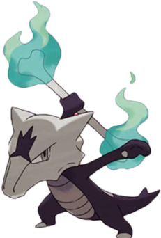 Alolan Marowak - Pokemon Go Alola Geodude (440x341), Png Download