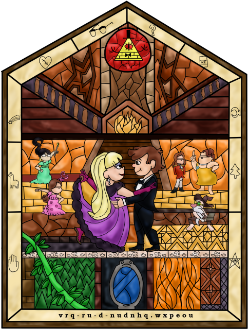 Tale As Old As Time - Gravity Falls (500x651), Png Download