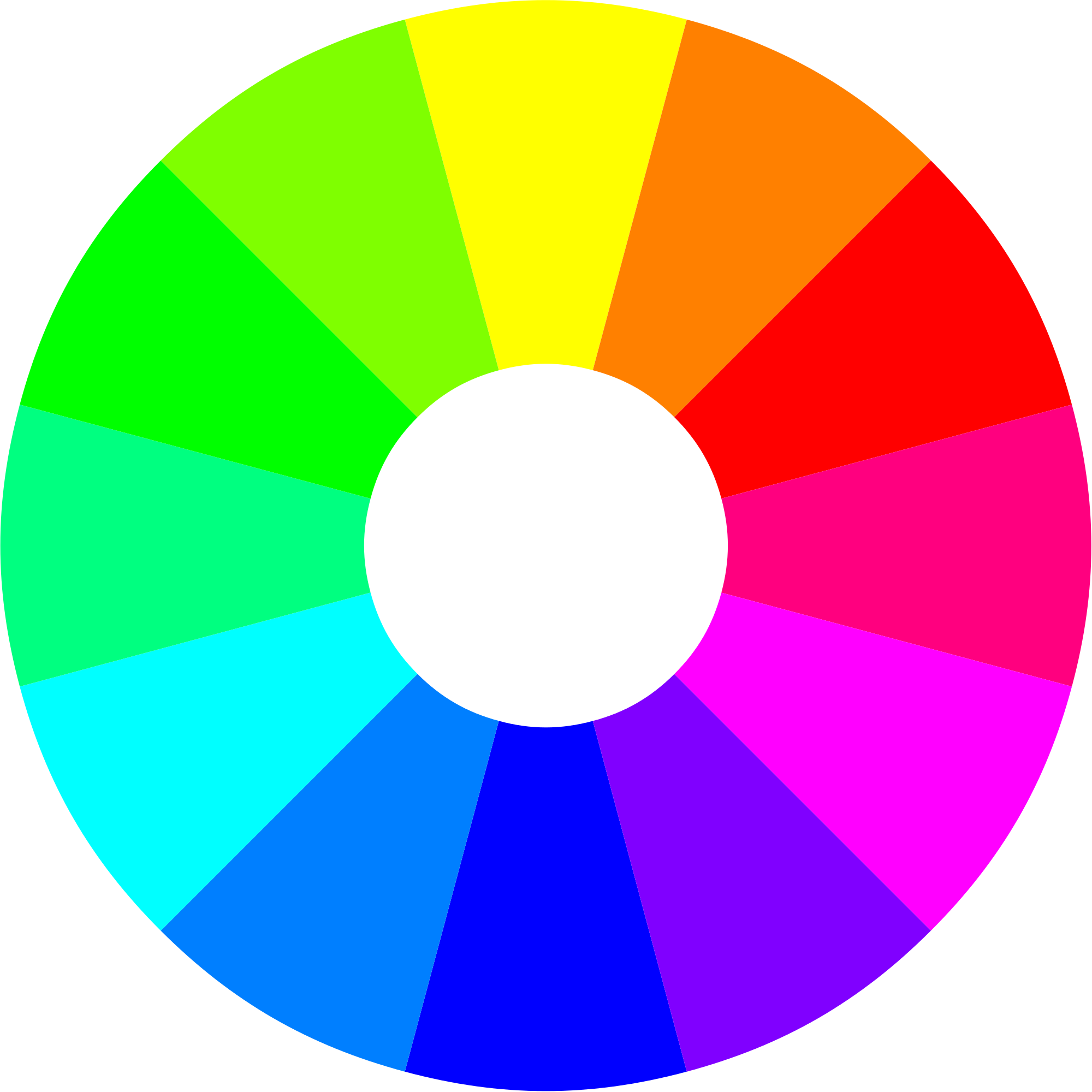 Open - Color Wheel 24 Colors (2000x2000), Png Download