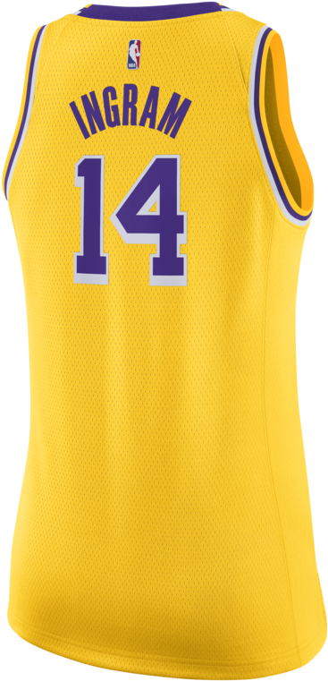 Los Angeles Lakers Women's Lonzo Ball 2018-19 Icon - Women's Lonzo Ball Los Angeles Lakers Nike Swingman (480x480), Png Download