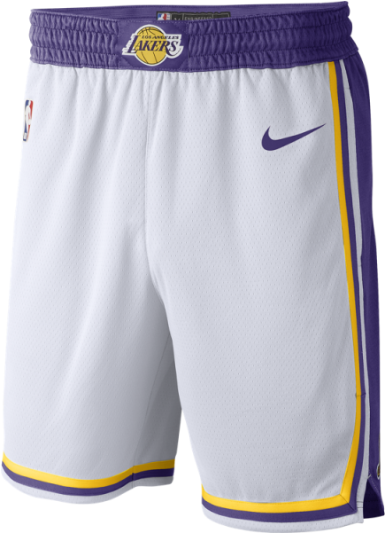 Nike Lonzo Ball Icon Edition Swingman Jersey - Lakers Shorts 2018 (600x600), Png Download