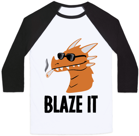 Blaze It Baseball Tee - Space Force (484x484), Png Download