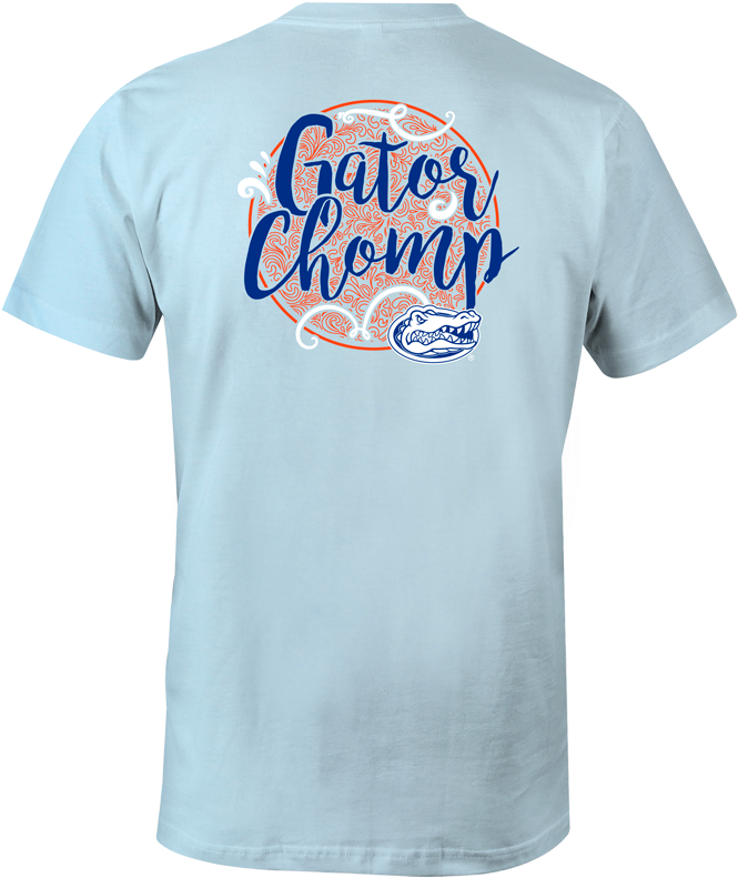 Florida Gators Chomp Comfort Color Pocket Tee - Active Shirt (672x800), Png Download