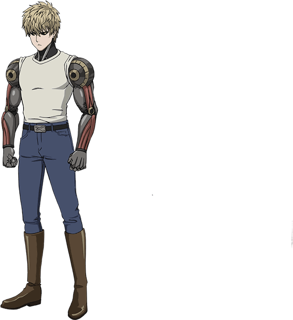 Genos Design 2 - Personagens One Punch Man (770x700), Png Download