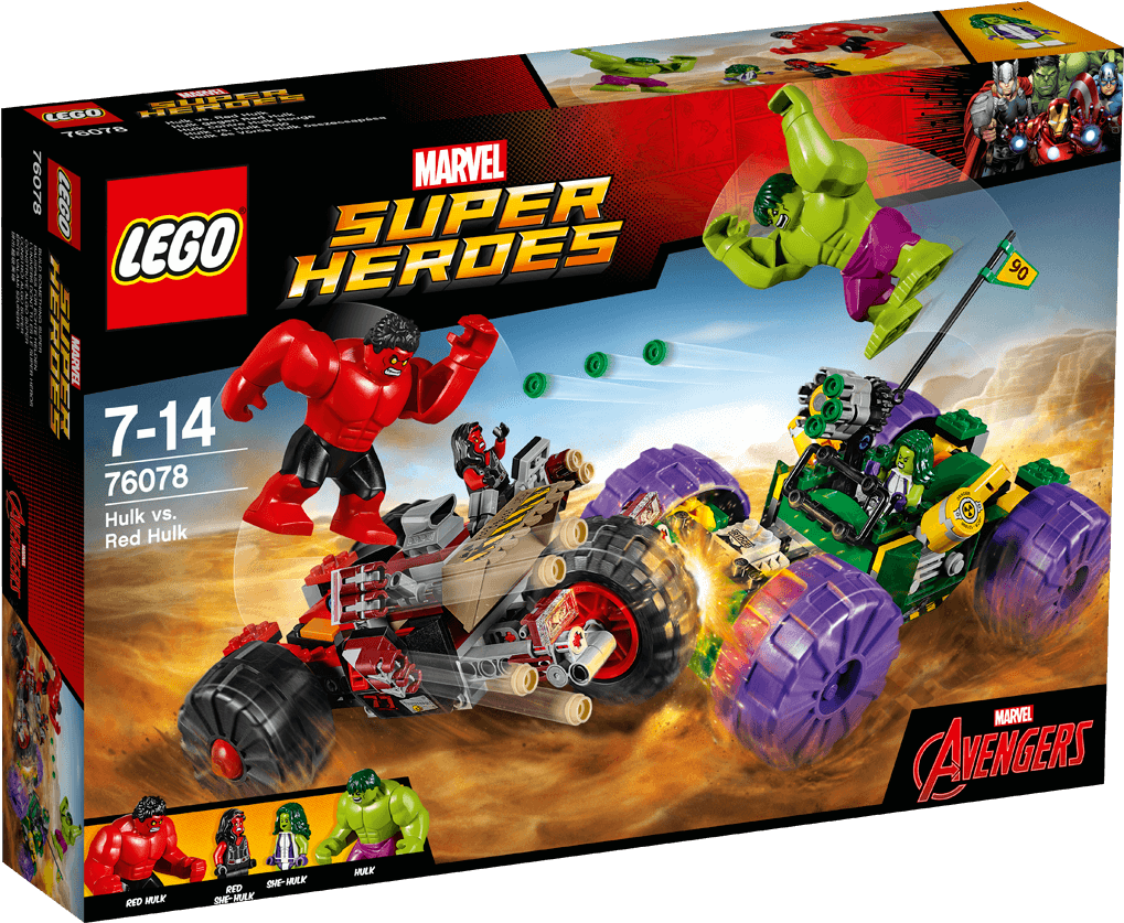 Lego Marvel Super Heroes Hulk Vs - Lego Super Heroes 76078 (1488x837), Png Download