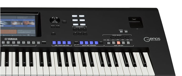Yamaha Genos - Digital Piano (980x1280), Png Download