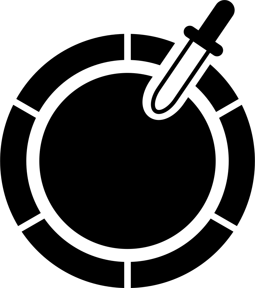 Choosing Color With Dropper On A Colors Wheel Comments - Hell Girl Symbol (866x980), Png Download