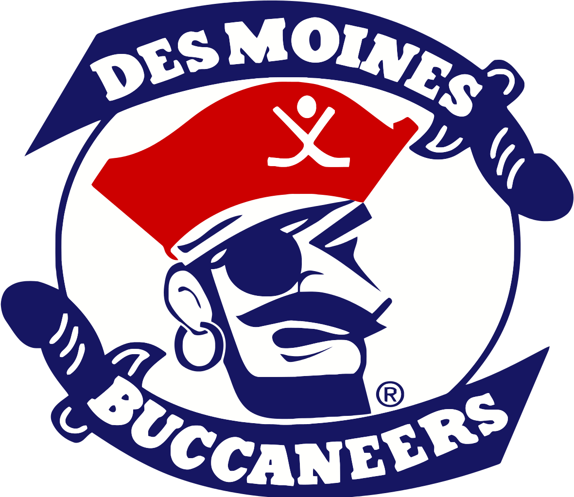 Des Moines Buccaneers Logo (1190x1024), Png Download