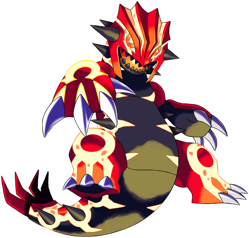 Shiny Mega Groudon Pokédex - Pokemon Shiny Mega Groudon (800x765), Png Download