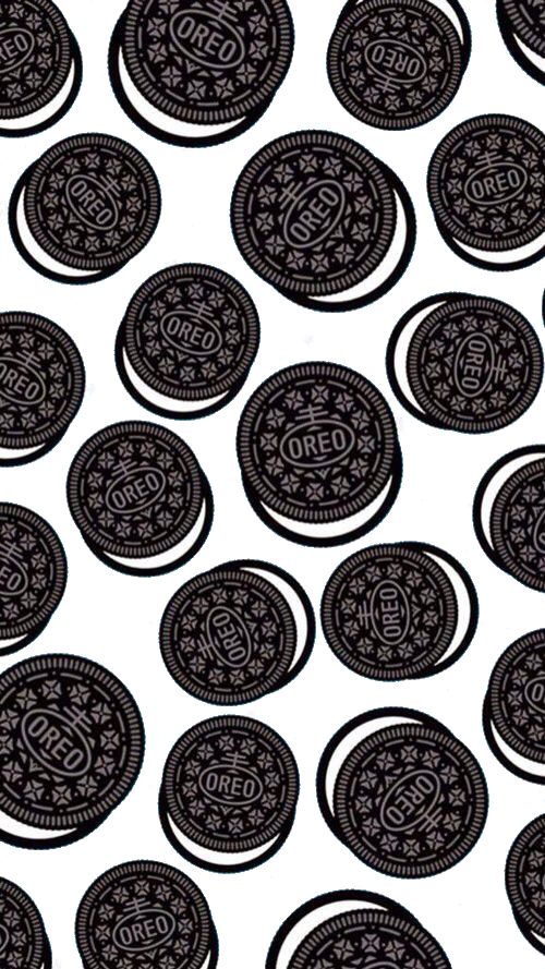 Pattern - Fond D Écran Oreo (500x889), Png Download