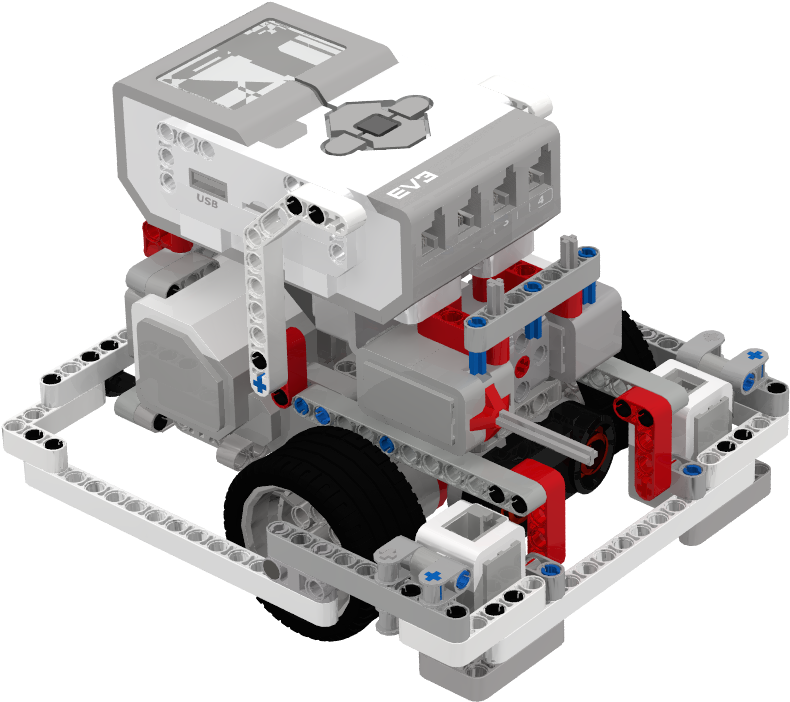Droidbot2 - Lego (882x751), Png Download