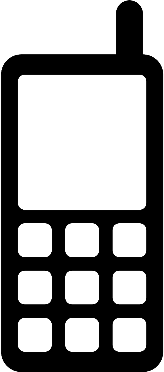 Telephone Mobile Phone, Cell Phone, Cellphone, Telephone - Mobile Icon Png (320x640), Png Download