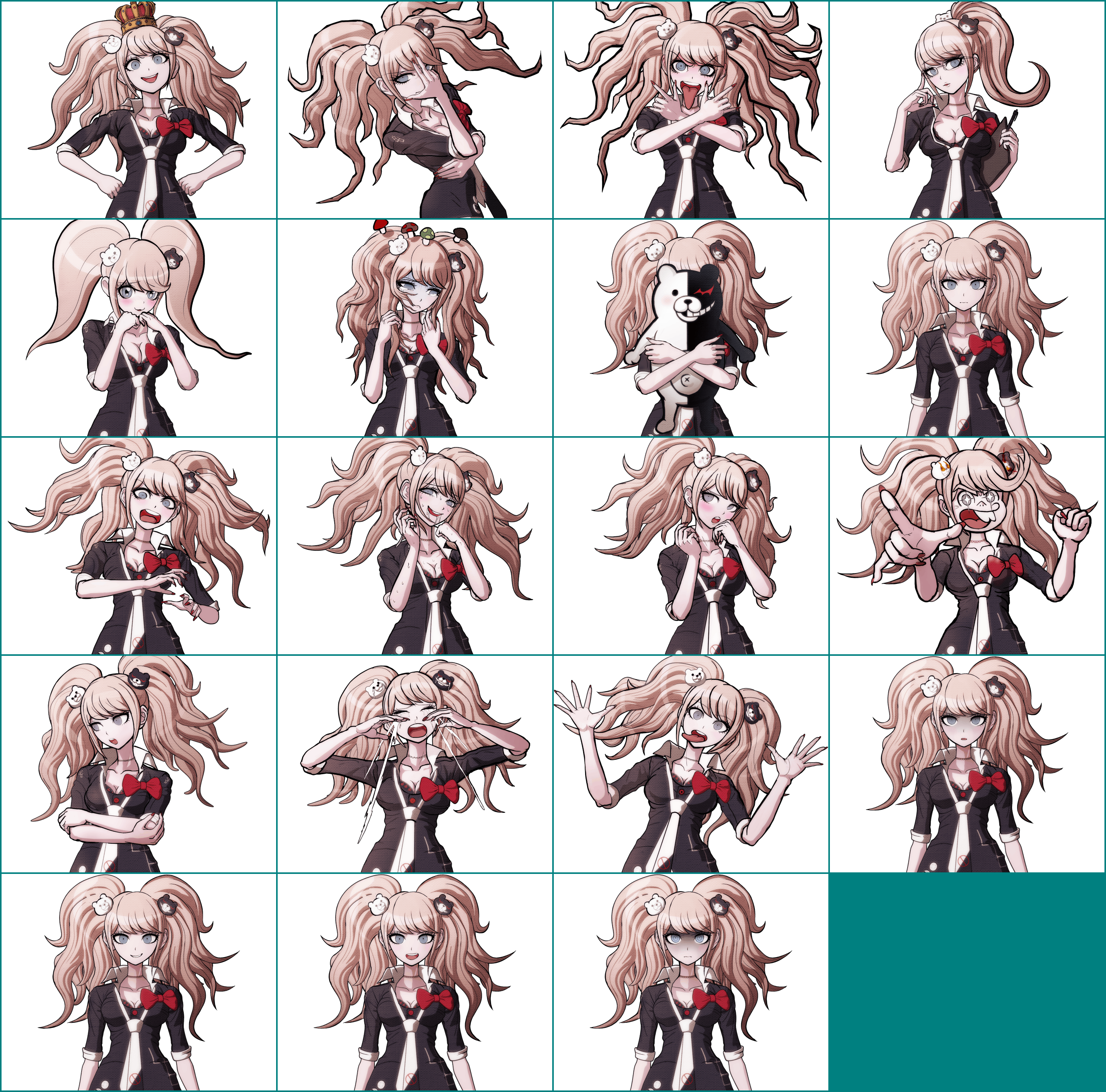 Click For Full Sized Image Junko Enoshima - Illustration (2860x2824), Png Download