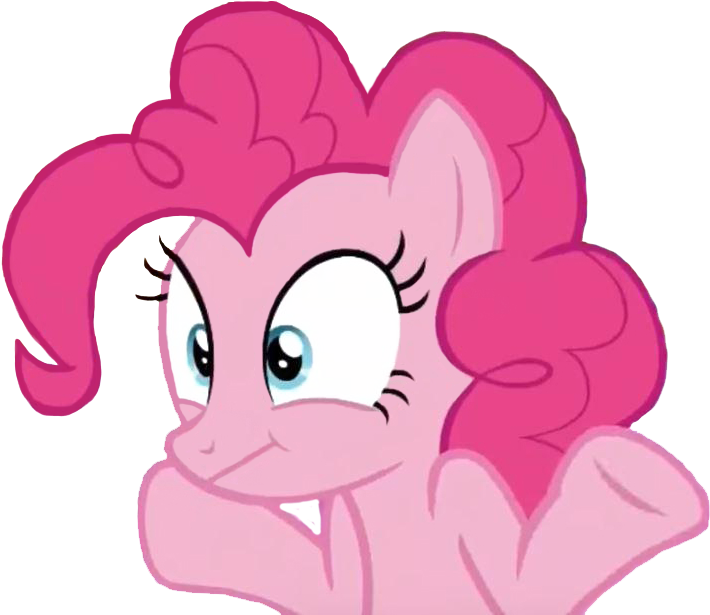 Transparent Shrugging Pinkie Pie [reupload With Improvements] - Pinkamena Diane Pie (771x614), Png Download