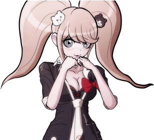 Anyway, I'm Sorry I Left You All Alone For So Long - Junko Enoshima Cute Sprite (480x280), Png Download