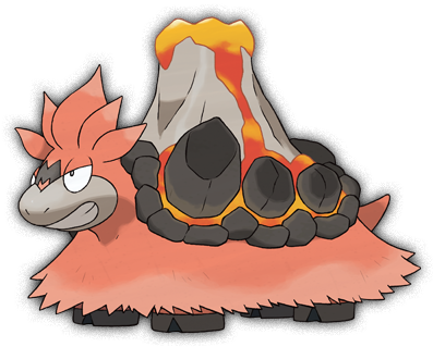 Picture - Pokemon Camerupt Mega Evolution (400x480), Png Download