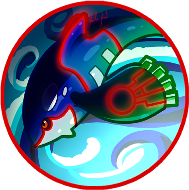 Kyogre - Circle (400x400), Png Download