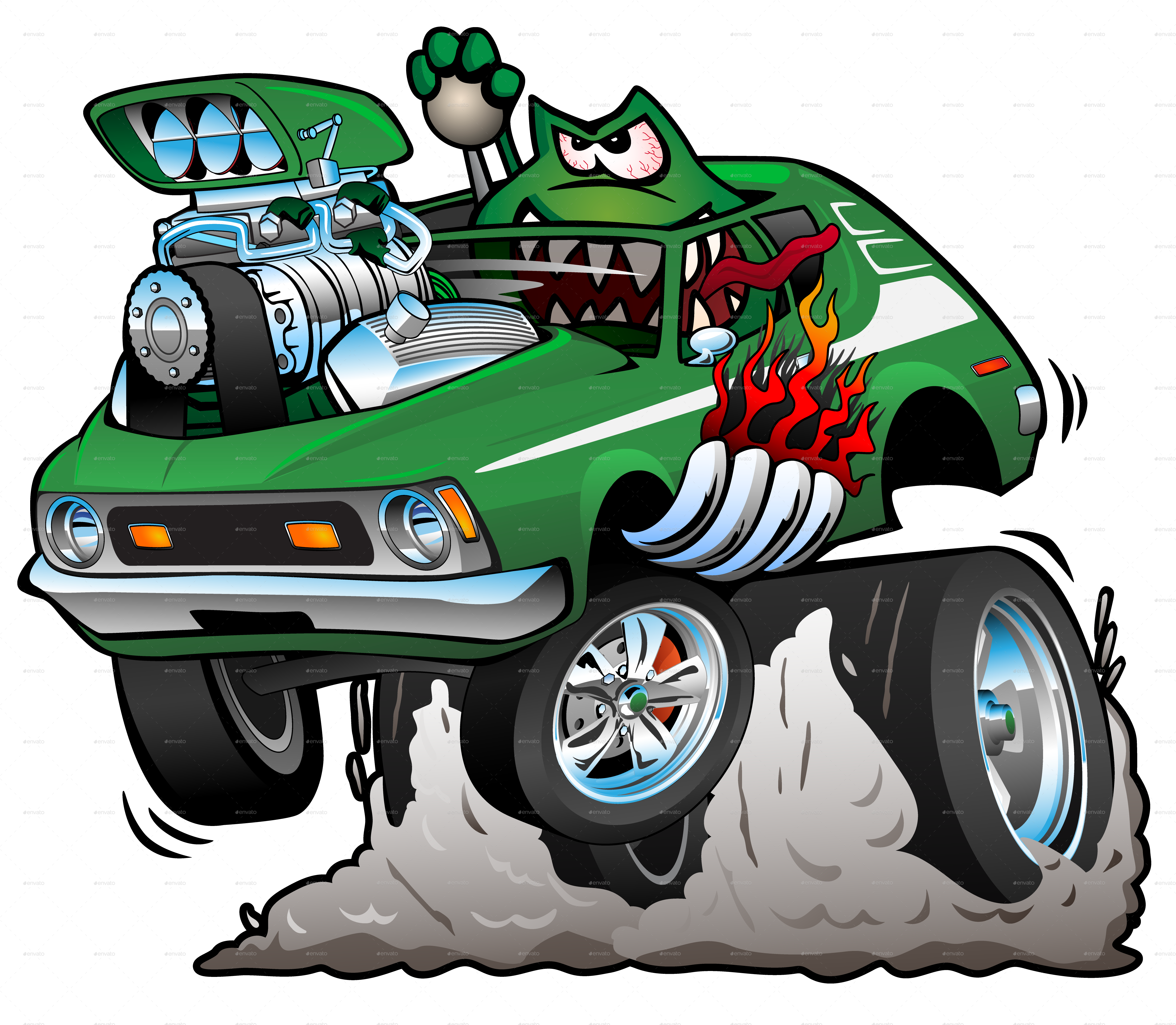 Gremlin Gremlin - Vector Graphics (5000x4352), Png Download