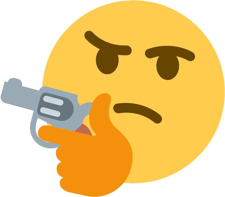 - Shooter - Discord Thinking Emote (771x686), Png Download