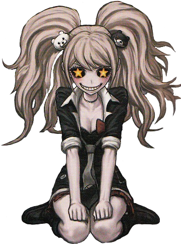 Junko Enoshima Danganronpa By Greenmapple17 On Deviantart - Junko Enoshima Gif Transparent (358x489), Png Download