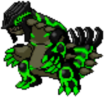 Radioactive Groudon - Project Pokemon Aura Groudon (420x420), Png Download