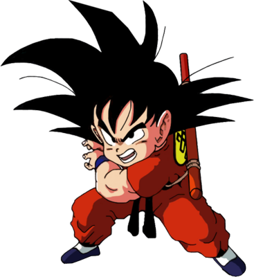 Kid Goku 2 - Dragon Ball Kid Goku (367x400), Png Download