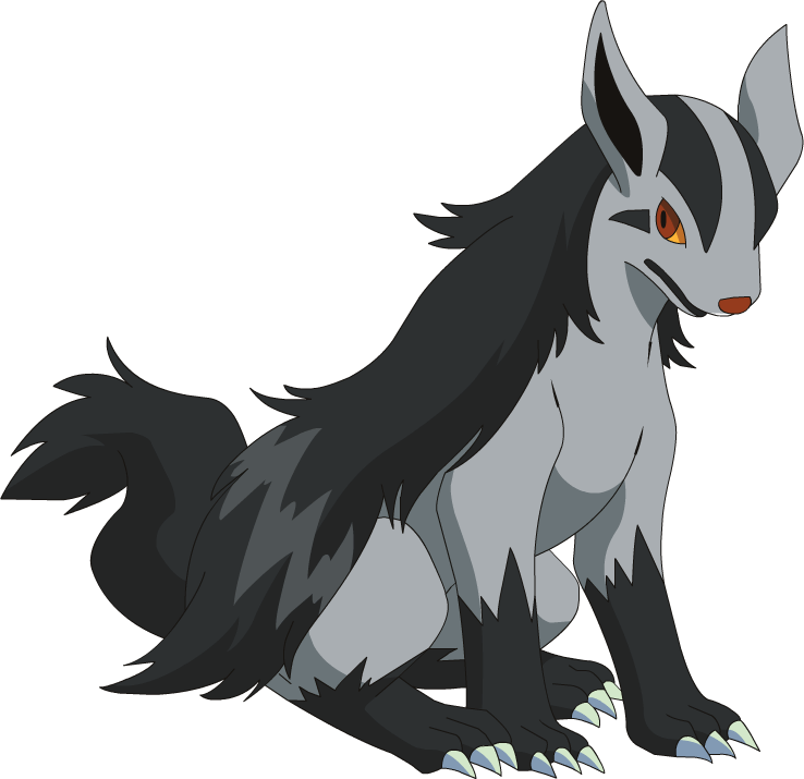 Stats, Moves, Evolution, Locations & Other Forms - Pokemon Mightyena (738x715), Png Download