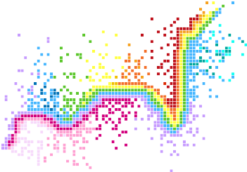 Jpg Freeuse Library Wall Decals Stickaz - Pixel Art Splash (350x450), Png Download