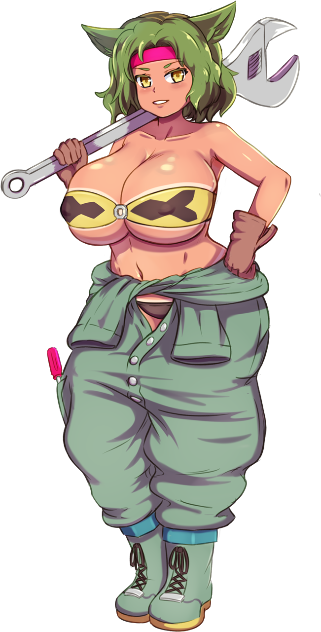 Big Sister Gremlin - Gremlin Monster Girl (1041x1400), Png Download