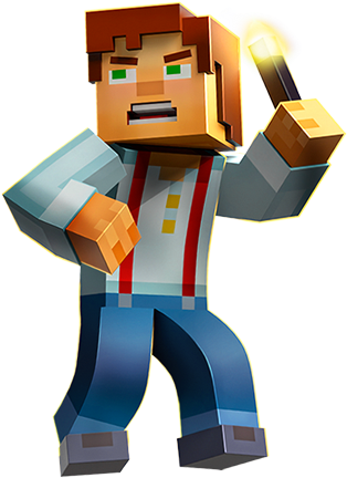 The Adventure Of A Lifetime In The World Of Minecraft - Minecraft Story Mode Season Pass Disc [pc Game] (360x490), Png Download