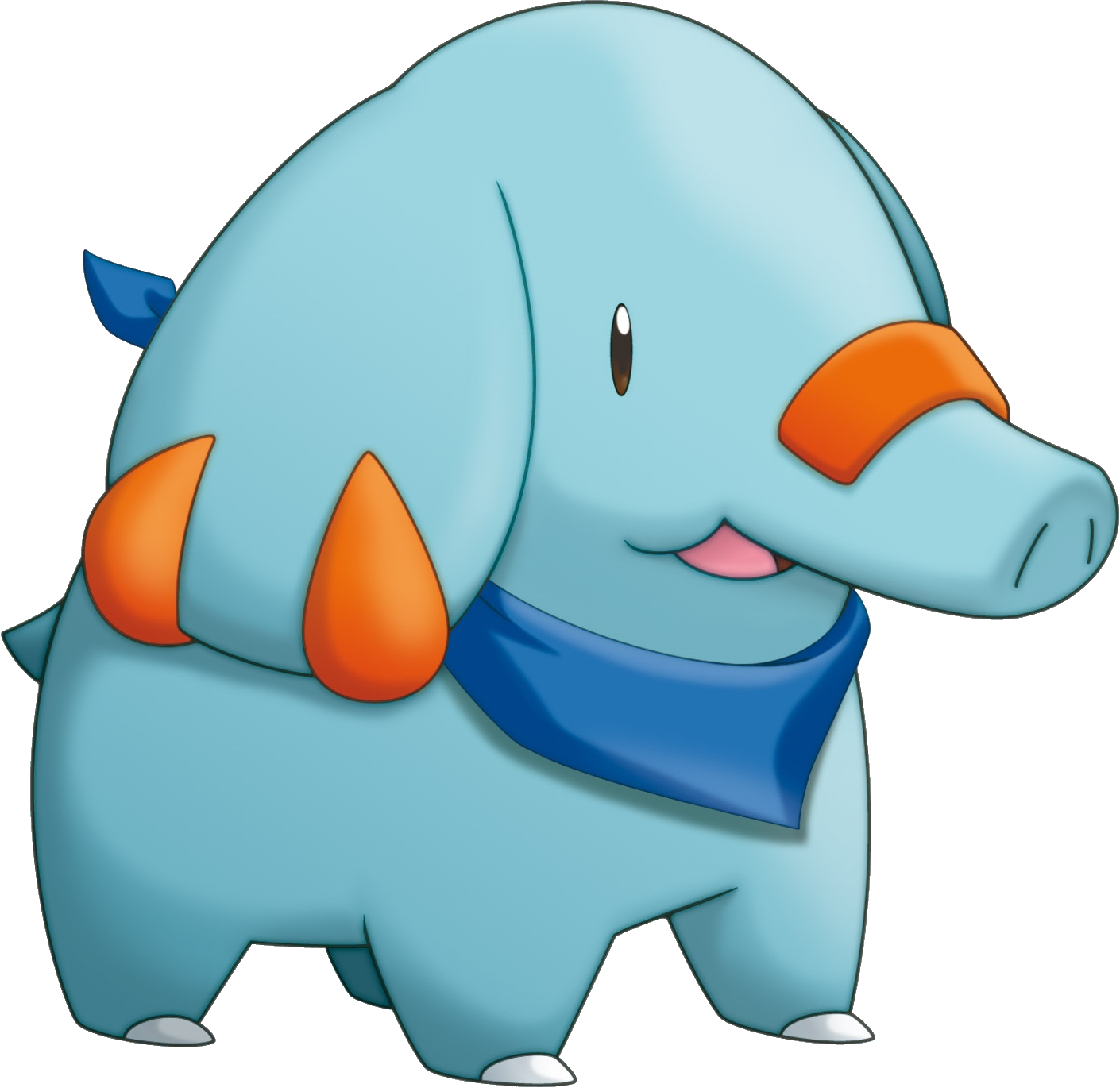 Pokemon Phanpy Png (1410x1370), Png Download