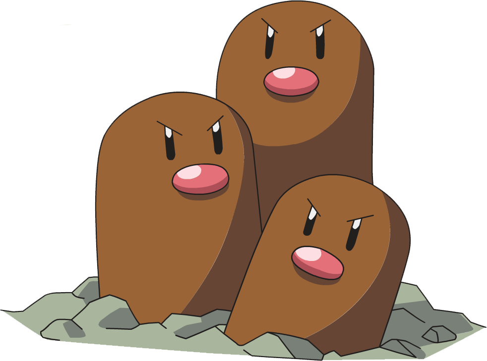 Quem Nunca Ouviu Falar Em Pokemon Emerald Que Atire - Dugtrio Pokemon (982x729), Png Download