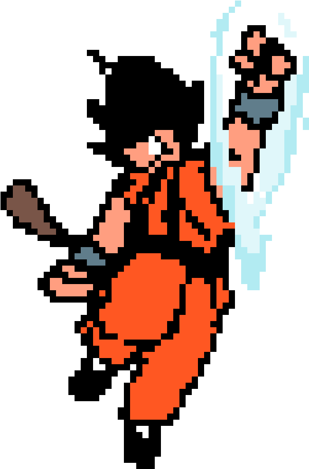 Kid Goku Heavy Punch - Illustration (1200x1200), Png Download