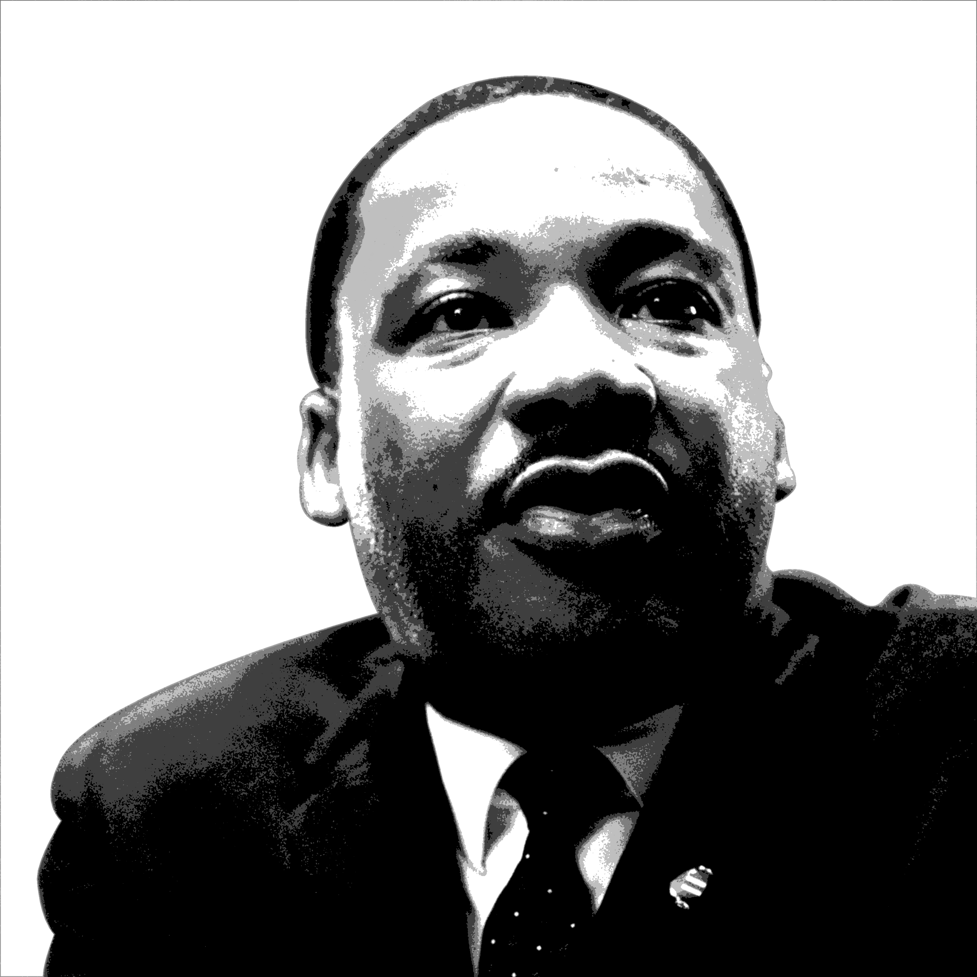Graphic Of Mlk By Tony Virrueta / Beacon Media News - Martin Luther King Jr Speech Quotes (3300x3300), Png Download