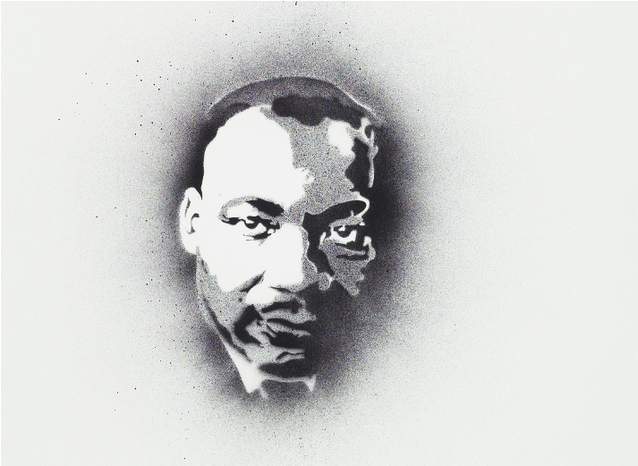 Martin Luther King, Jr - Visual Arts (1064x520), Png Download
