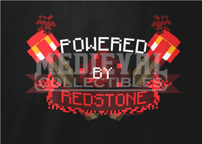 Item - Powered By Redstone (700x700), Png Download