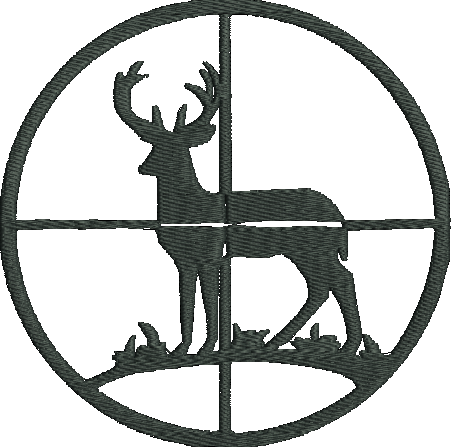Deer Hunting Svg (451x447), Png Download