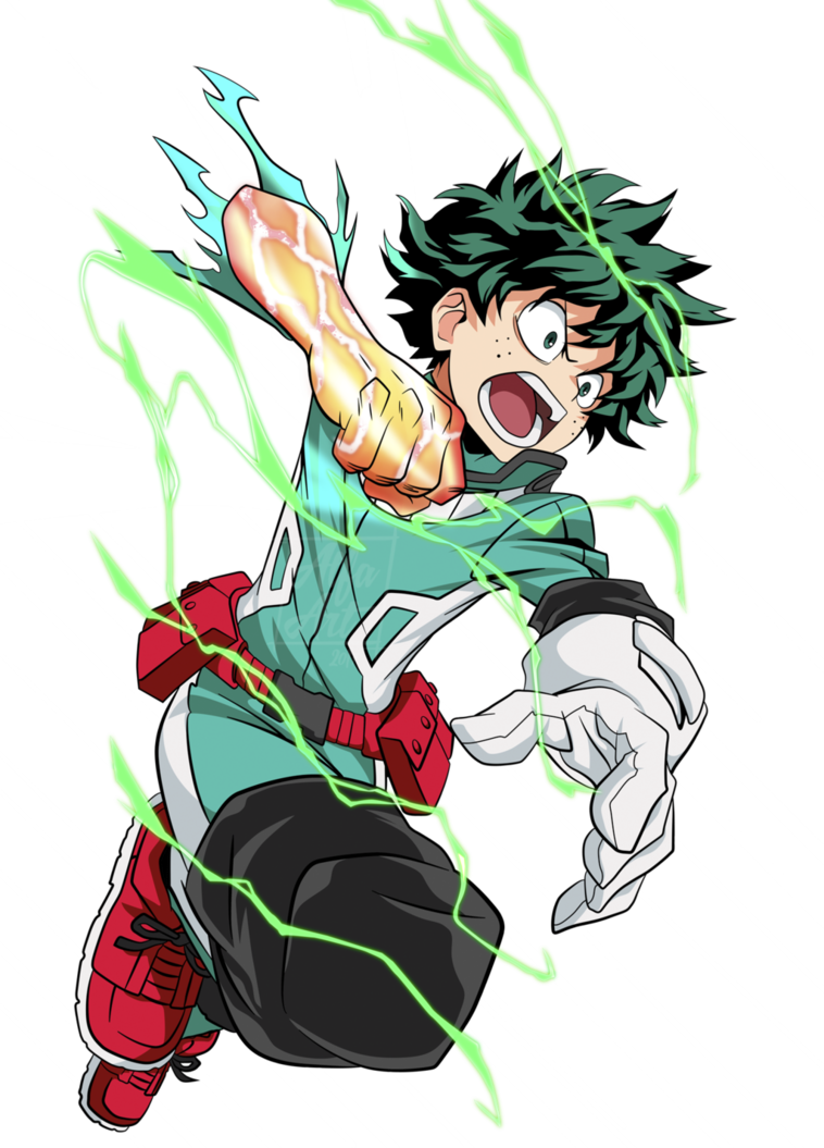 Ilustracion Vectorial By Alfa-art - Midoriya Izuku Deku Png (758x1055), Png Download