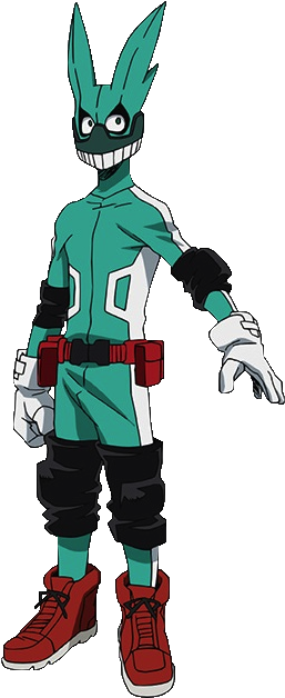 Deku The Midoriya By Ironoakman On Deviantart - Izuku Midoriya Hero Costume (269x637), Png Download